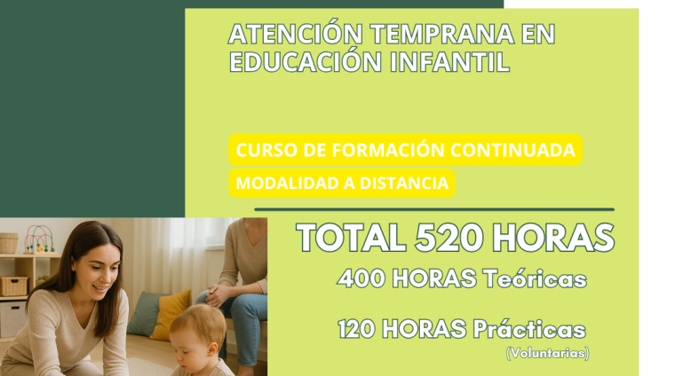 15.web ATENCIÓN TEMPRANA EN EDUCACIÓN INFANTIL. CURSOS DE FORMACIÓN CONTINUADA (MODALIDAD A DISTANCIA) 2025