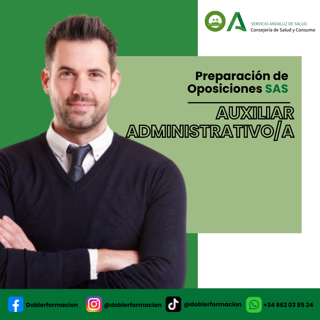 OPOSICIONES AUXILIAR ADMINISTRATIVO SERVICIO ANDALUZ DE SALUD (SAS