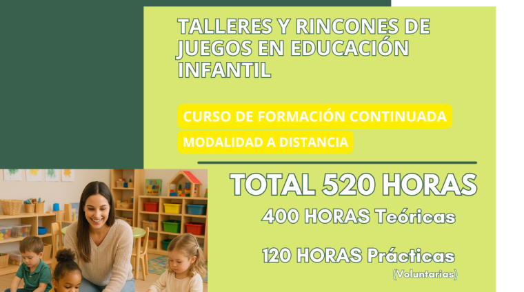 14.web TALLERES Y RINCONES DE JUEGOS EN EDUCACIÓN INFANTIL. CURSOS DE FORMACIÓN CONTINUADA (MODALIDAD A DISTANCIA) 2025