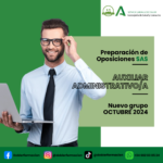 OPOSICIONES AUXILIAR ADMINISTRATIVO SERVICIO ANDALUZ DE SALUD. GRUPO OCTUBRE 2024.