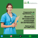 OPOSICIONES TÉCNICO/A EN CUIDADOS AUXILIARES EN ENFERMERÍA SERVICIO ANDALUZ DE SALUD (SAS). GRUPO 2 OCTUBRE 2024.