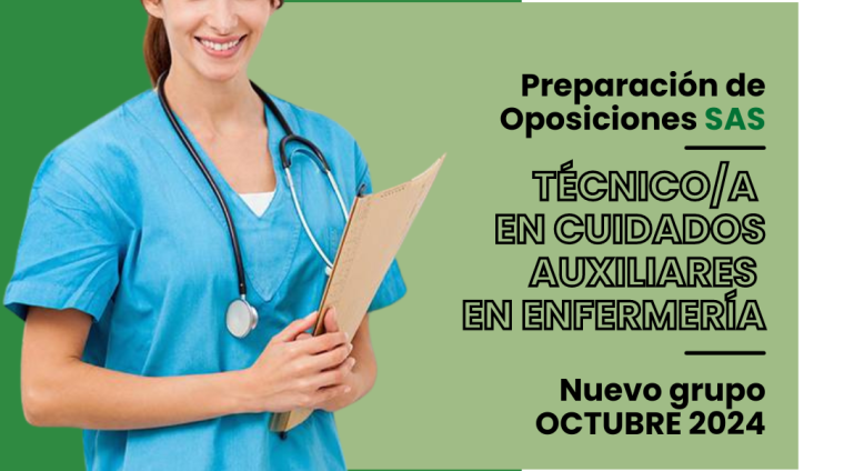 WEB Grupo OCTUBRE 2024 OPOSICIONES TÉCNICO_A EN CUIDADOS AUXILIARES EN ENFERMERÍA SERVICIO ANDALUZ DE SALUD